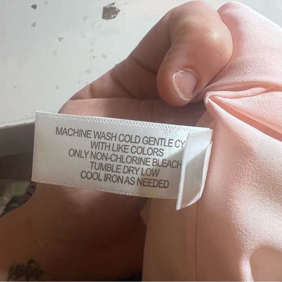 NWT Eloquii Pink Black Lace Overlay A-line Lined Tiered Skirt 20W - Picture 11 of 11